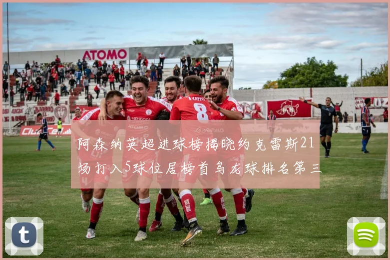 阿森纳英超进球榜揭晓约克雷斯21场打入5球位居榜首乌龙球排名第三