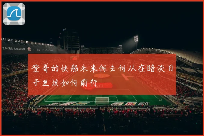 登哥的快船未来何去何从在暗淡日子里该如何前行